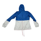 Rompevientos Columbia De Mujer Talla Chica Azul/blanco