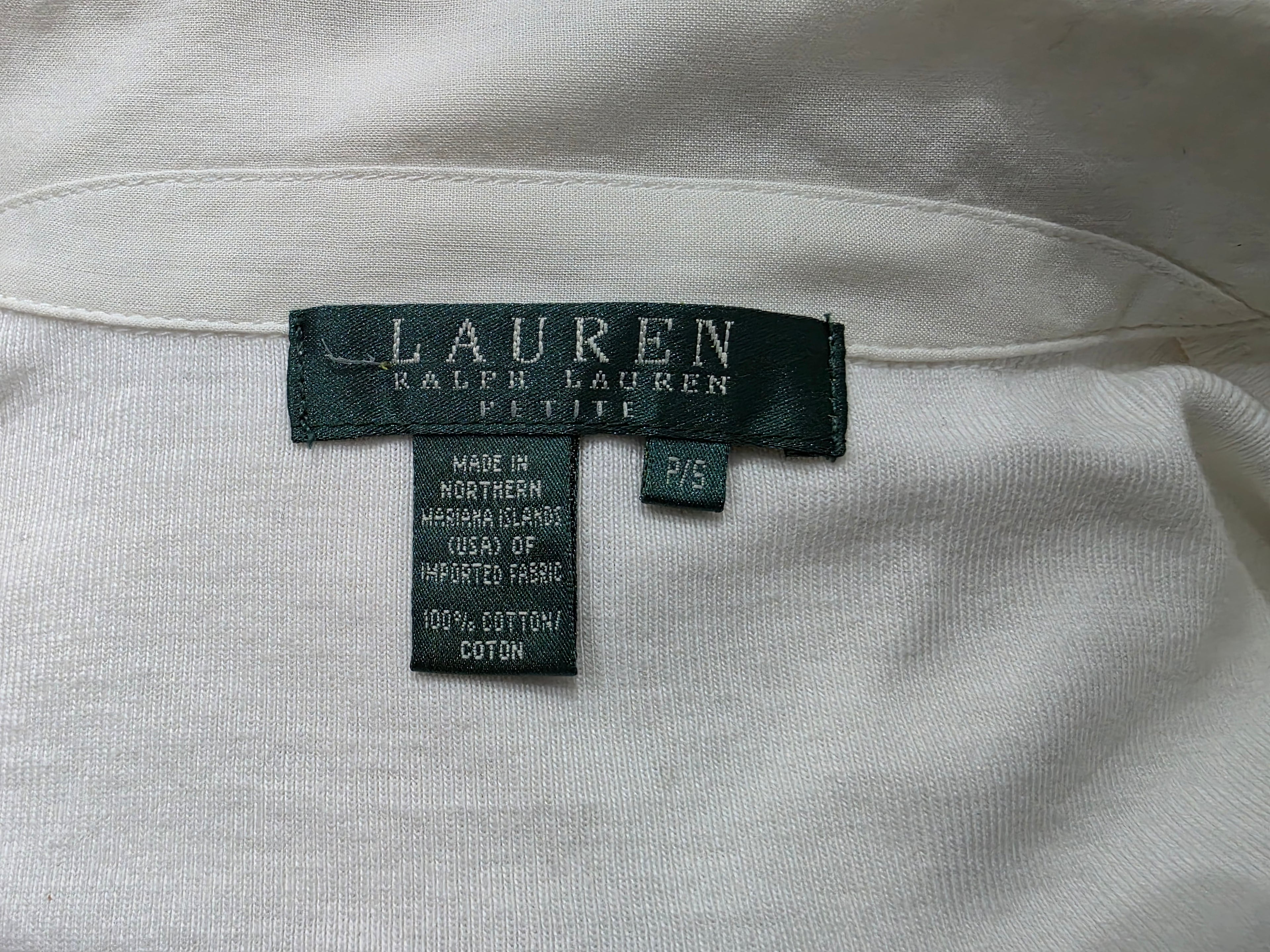 Playera Ralph Lauren De Mujer Talla Chica Petite