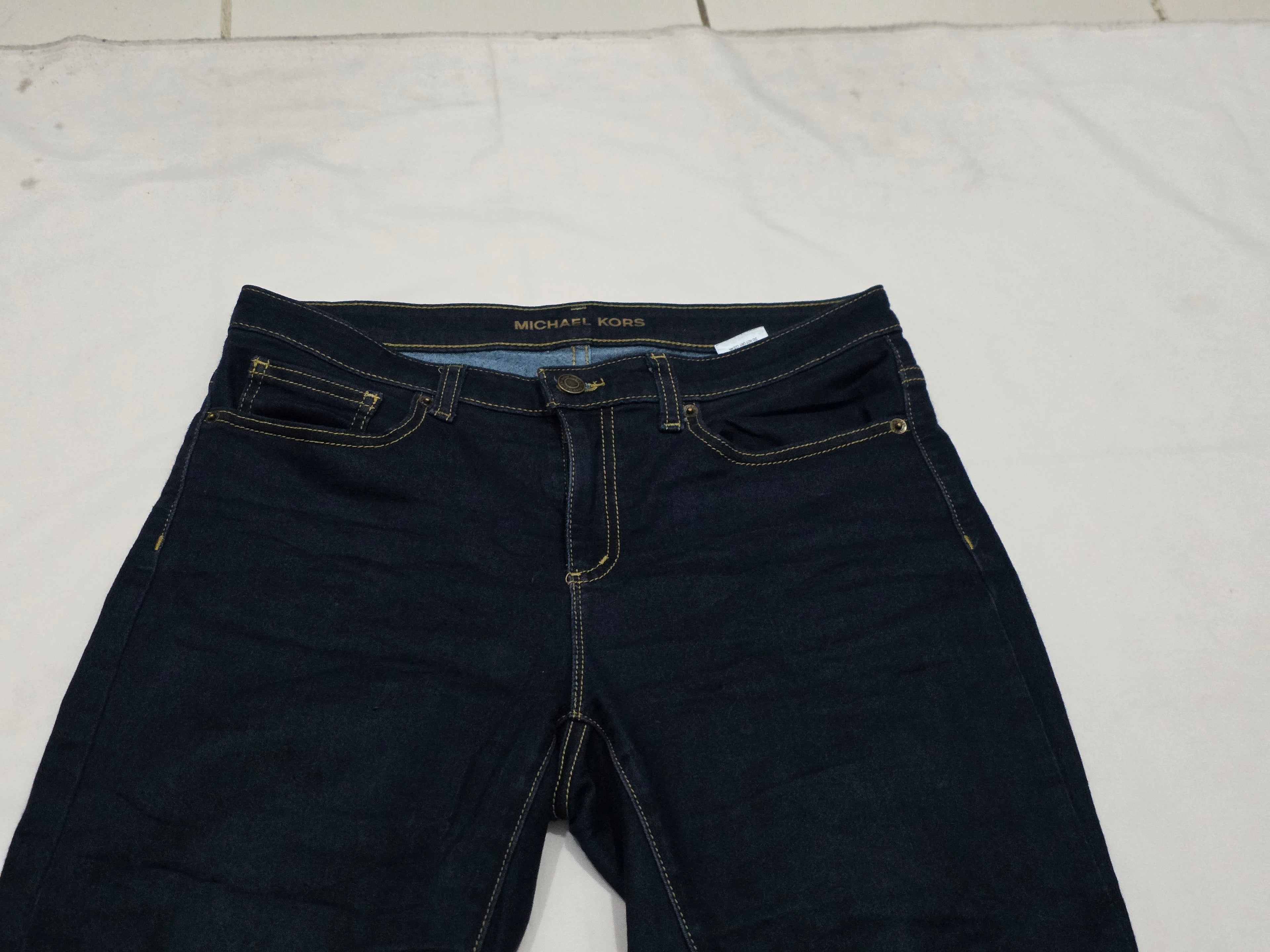 Pantalon Michael Kors De Mujer 8 Izzy Skinny Mezclilla Azul