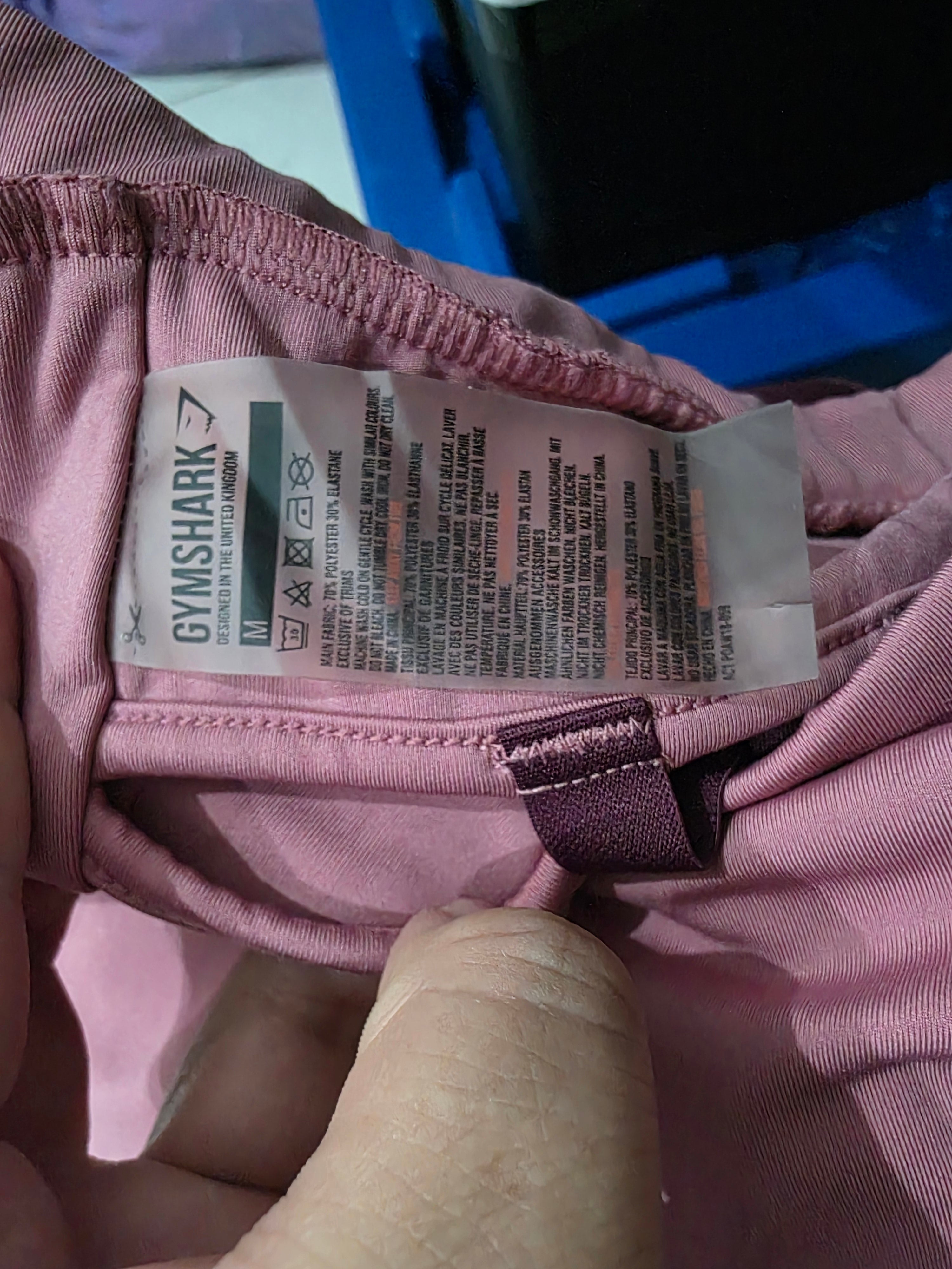 Top Gymshark De Mujer Mediano Rosa Oscuro