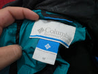 Chamarra Columbia De Mujer Azul Petróleo Mediano Con Gorro