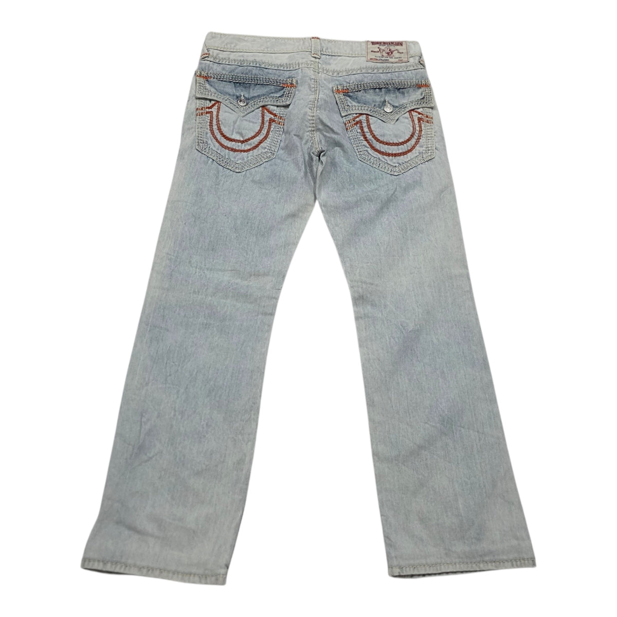 Pantalon True Religion Mujer 33 Straight Azulclaro Mezclilla