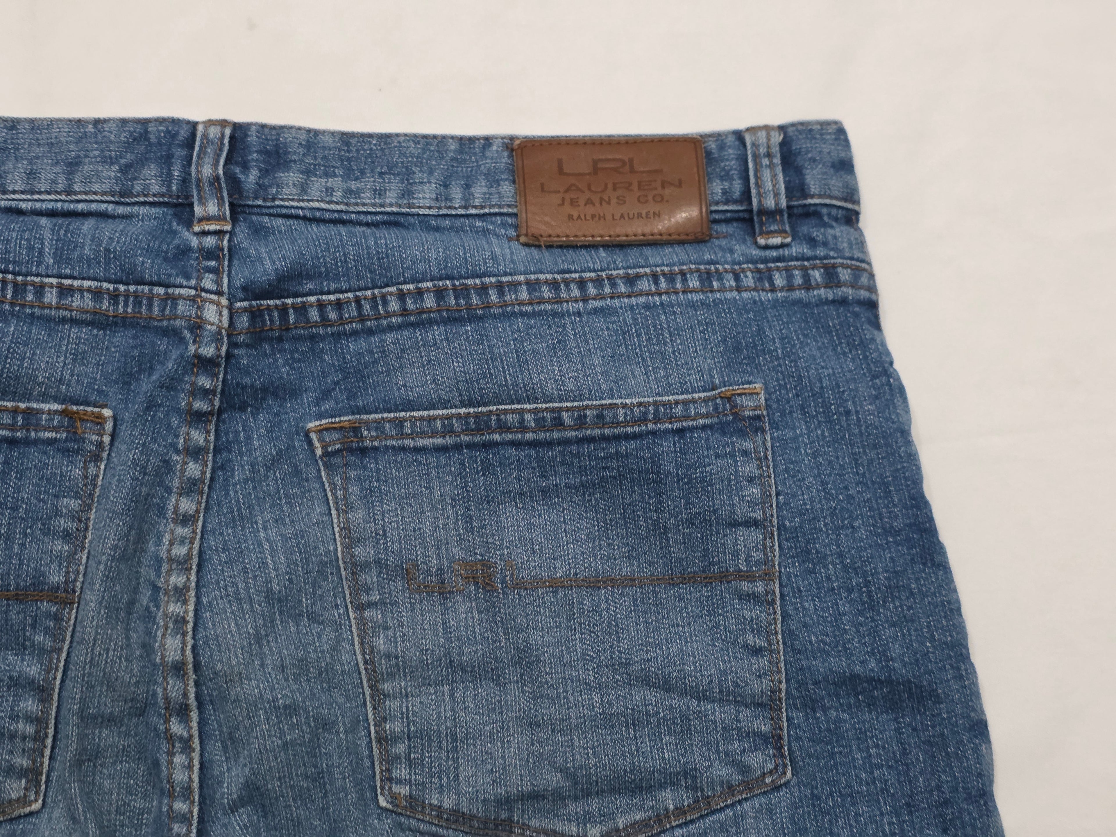 Pantalon Ralph Lauren Jeans Mujer Talla 14 Azul Mezclilla