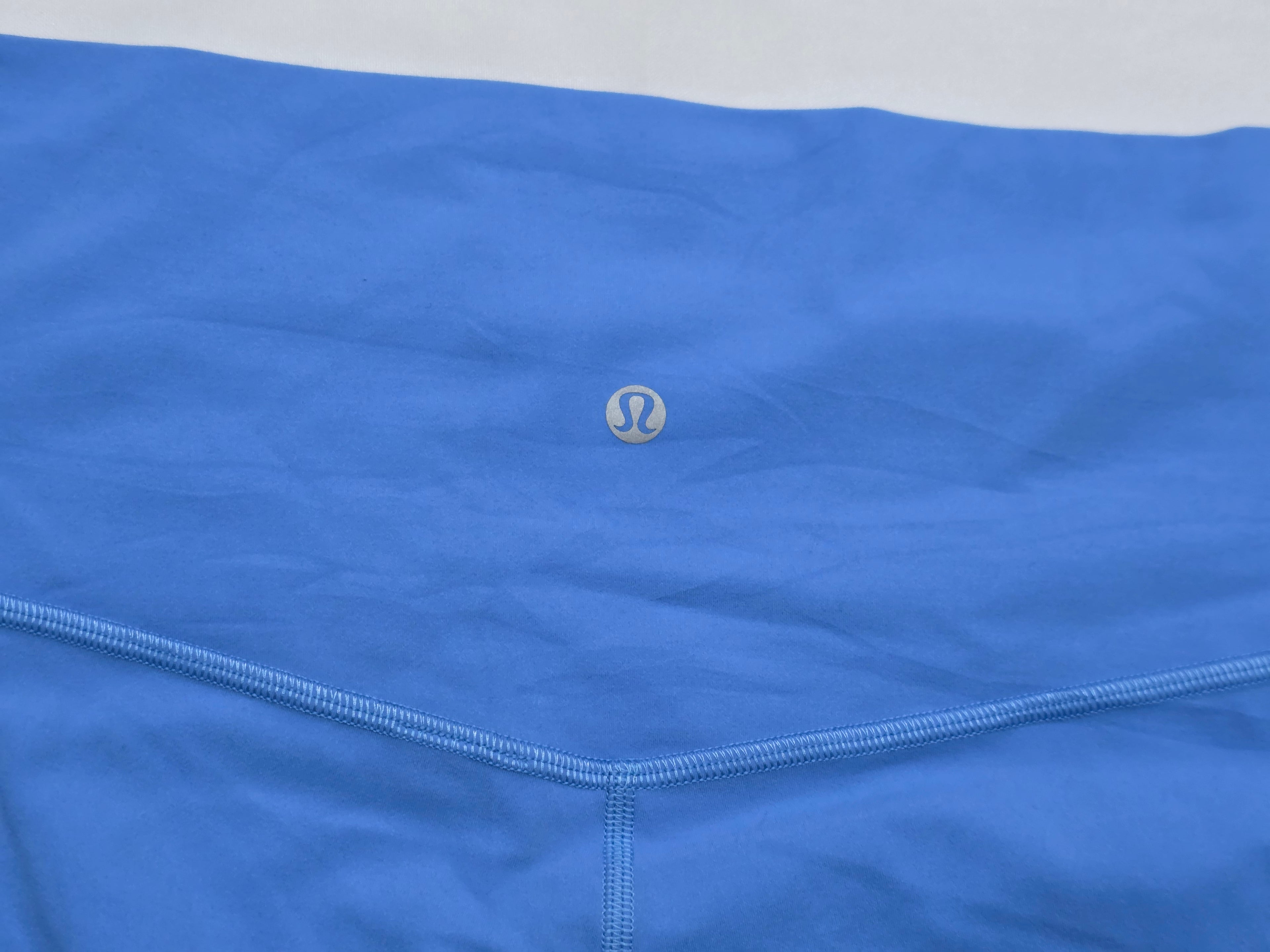 Short Biker Lululemon De Mujer Talla 12 Azul Celeste