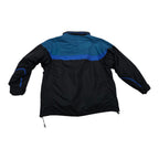 Chamarra Columbia De Mujer Talla Grande Negra Con Azul