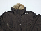 Chamarra Michael Kors Café Con Cuello De Peluche, Talla L