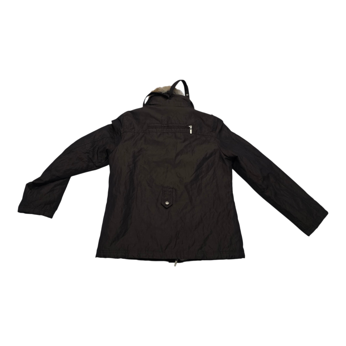 Chamarra Michael Kors Café Con Cuello De Peluche, Talla L