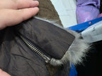 Chamarra Michael Kors Café Con Cuello De Peluche, Talla L