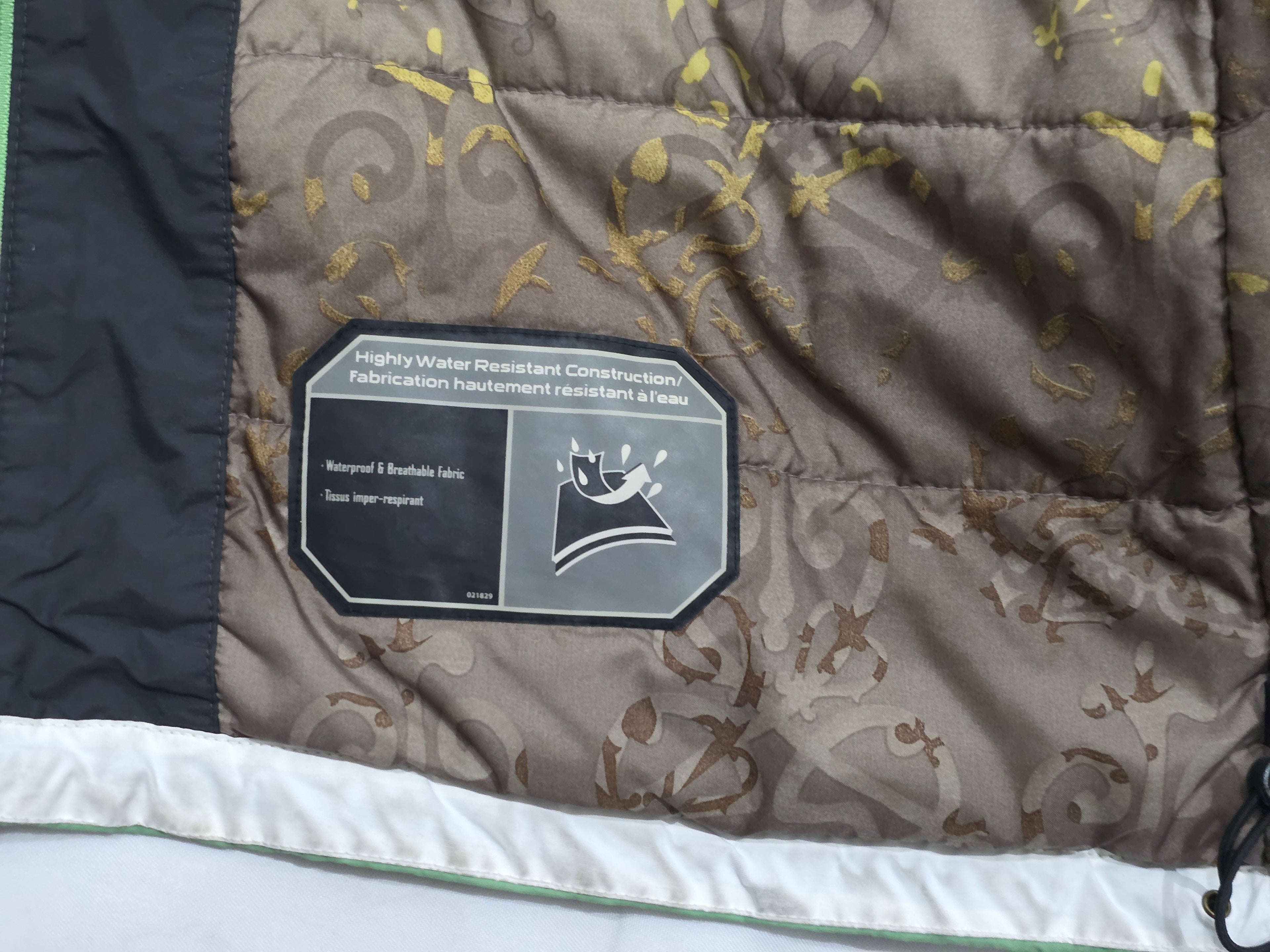 Chamarra Impermeable Mujer Columbia Extra Grande Color Verde