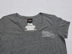 Playera Harley Davidson De Mujer Extra Grande Color Gris
