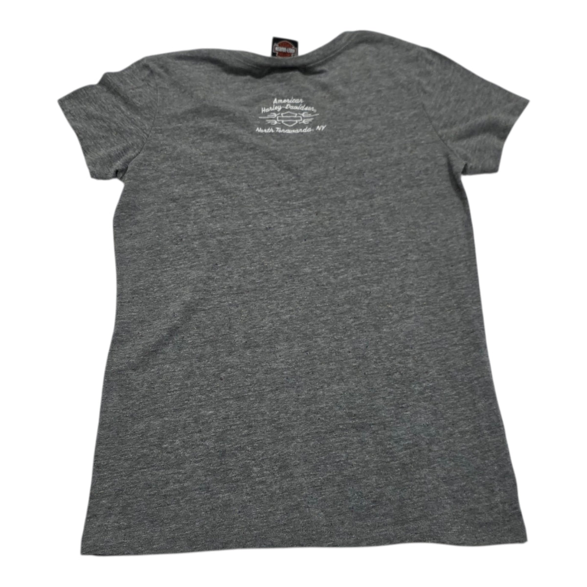 Playera Harley Davidson De Mujer Extra Grande Color Gris