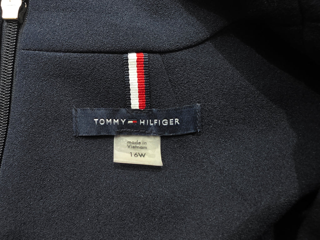 Jumpsuit De Mujer Tommy Hilfiger Talla 16w Azul Sin Mangas