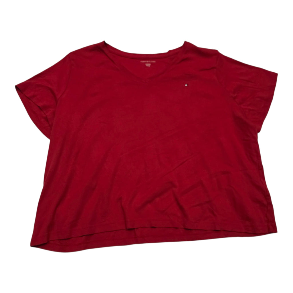 Playera Tommy Hilfiger De Mujer Talla 3x Color Rojo
