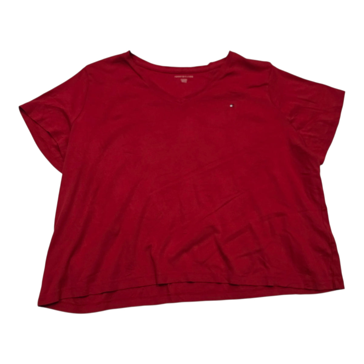 Playera Tommy Hilfiger De Mujer Talla 3x Color Rojo