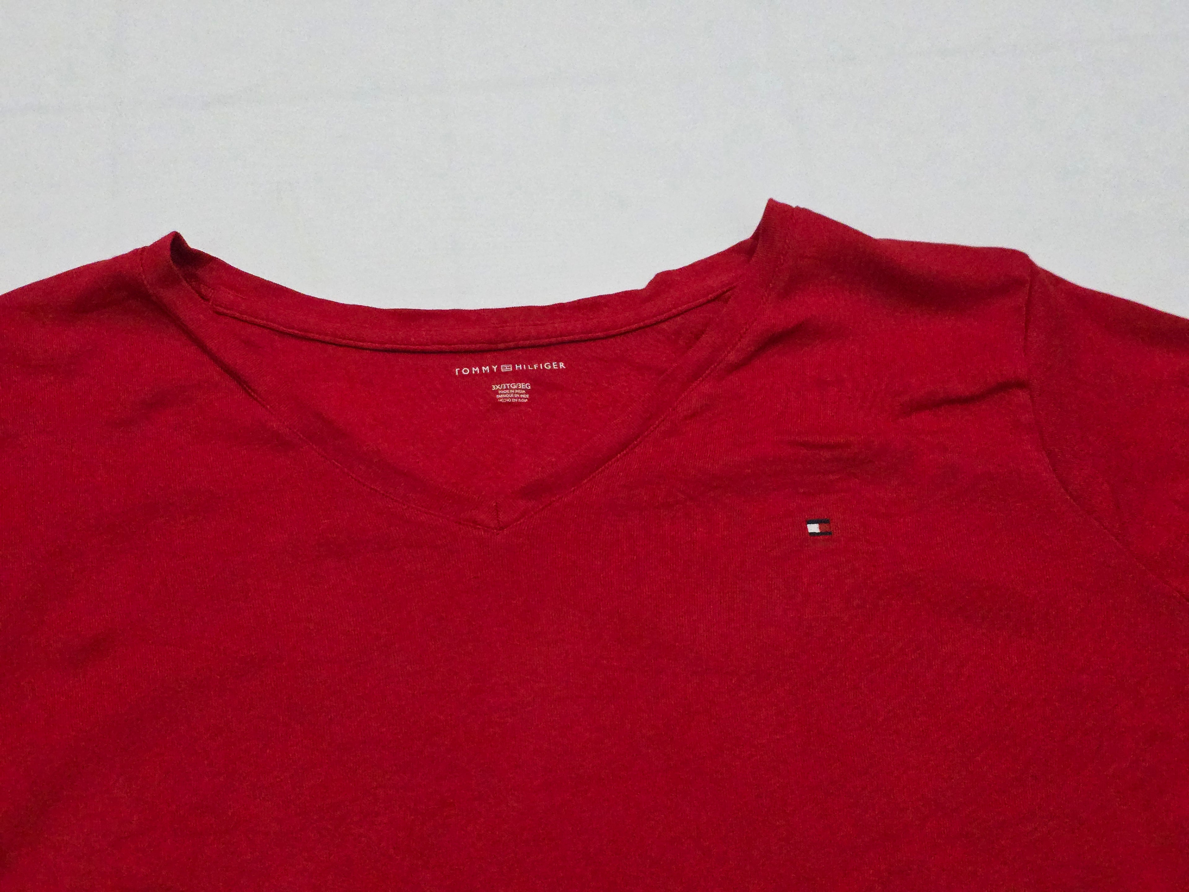 Playera Tommy Hilfiger De Mujer Talla 3x Color Rojo