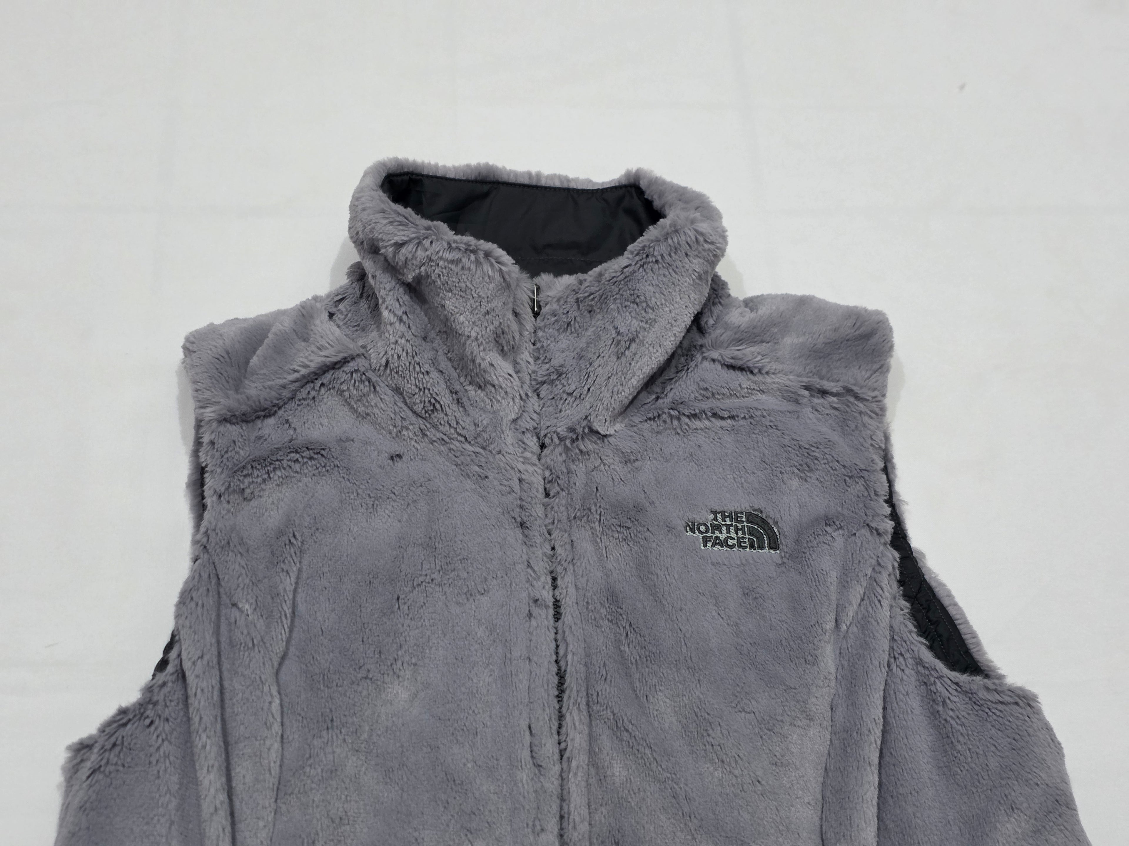 Chaleco The North Face Doble Vista D Mujer Gris Talla Chica