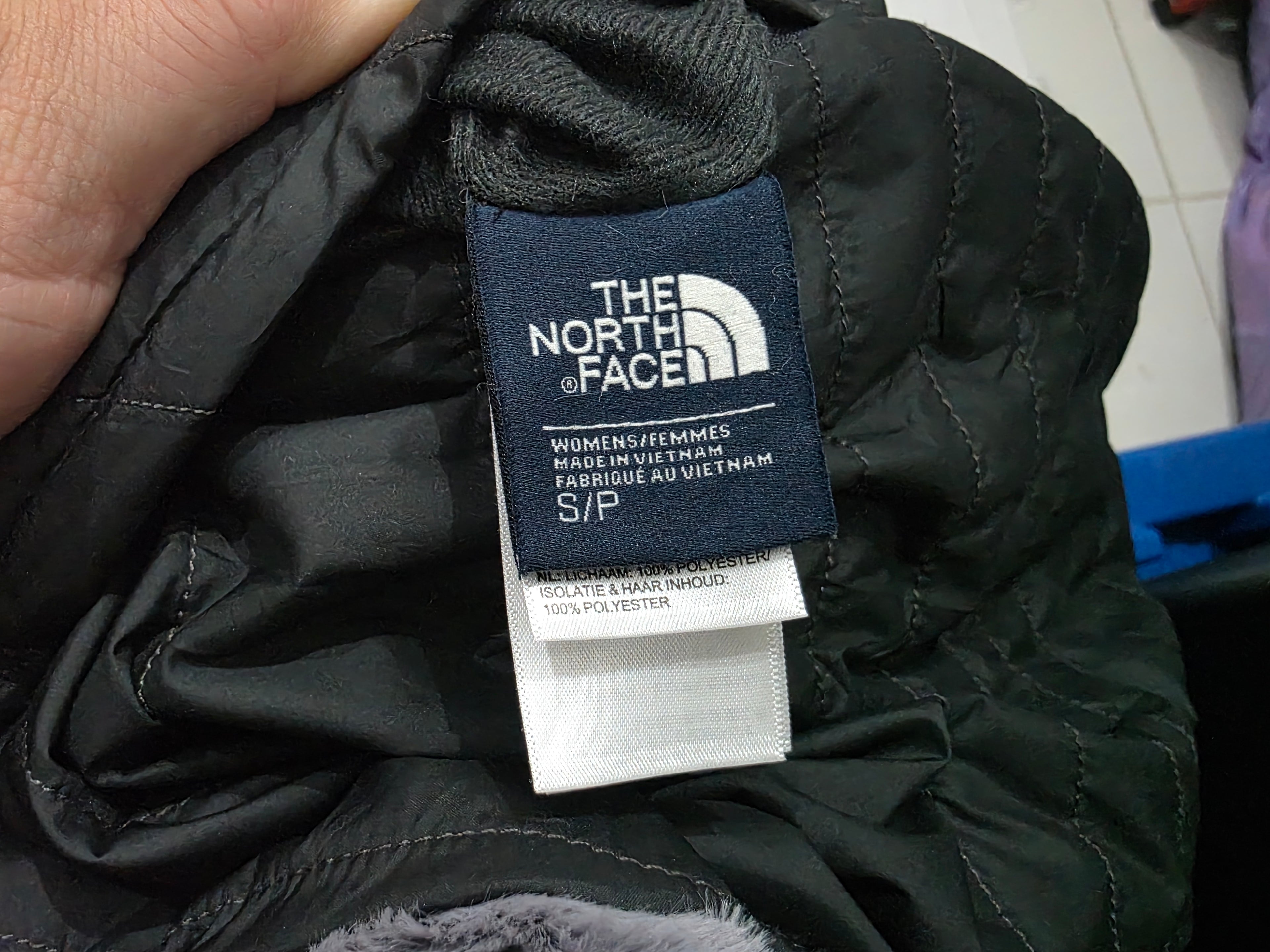 Chaleco The North Face Doble Vista D Mujer Gris Talla Chica