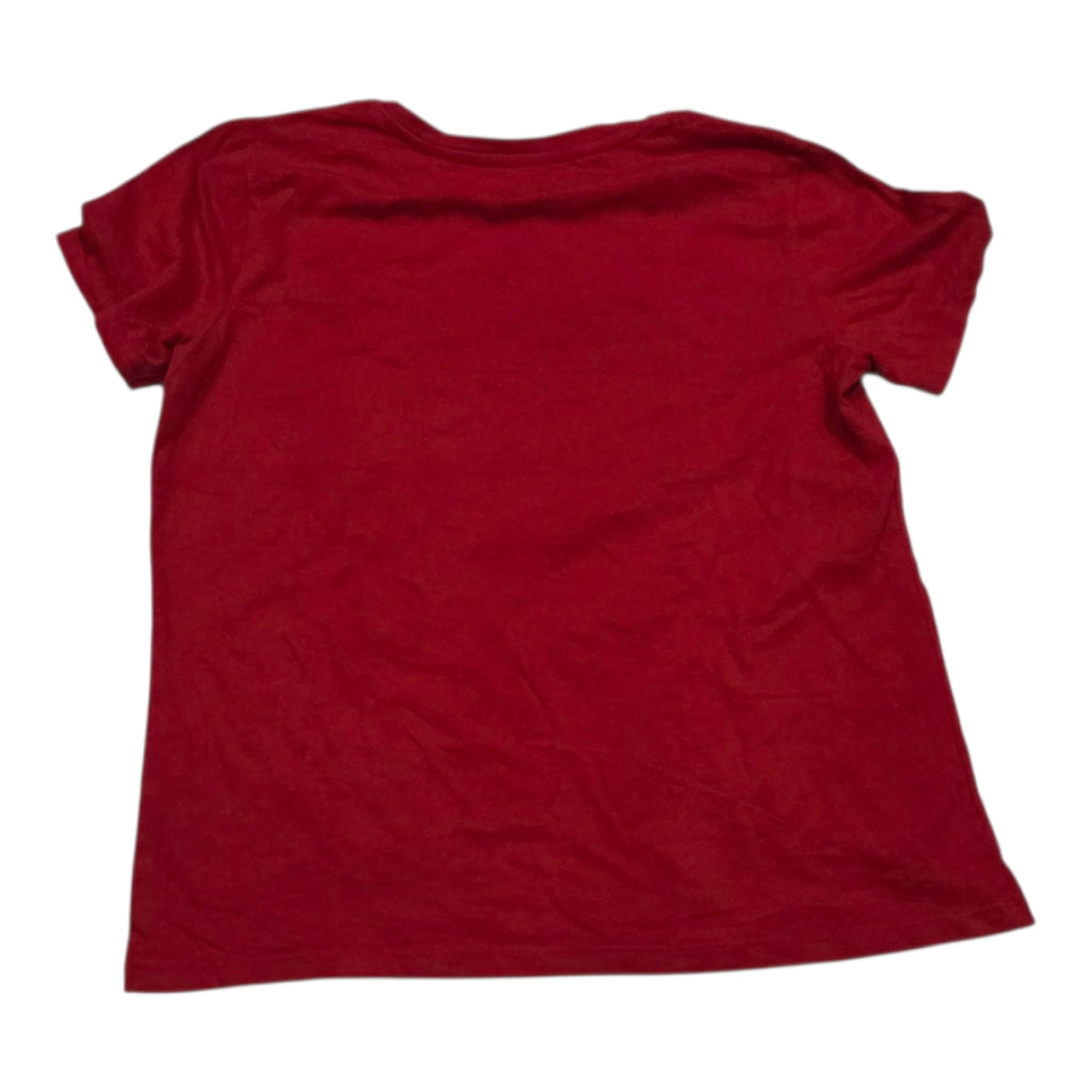 Playera Tommy Hilfiger Mujer Chica Manga Corta Color Rojo