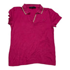 Playera Tommy Hilfiger Mujer Chica Rosa Manga Corta Polo