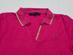 Playera Tommy Hilfiger Mujer Chica Rosa Manga Corta Polo