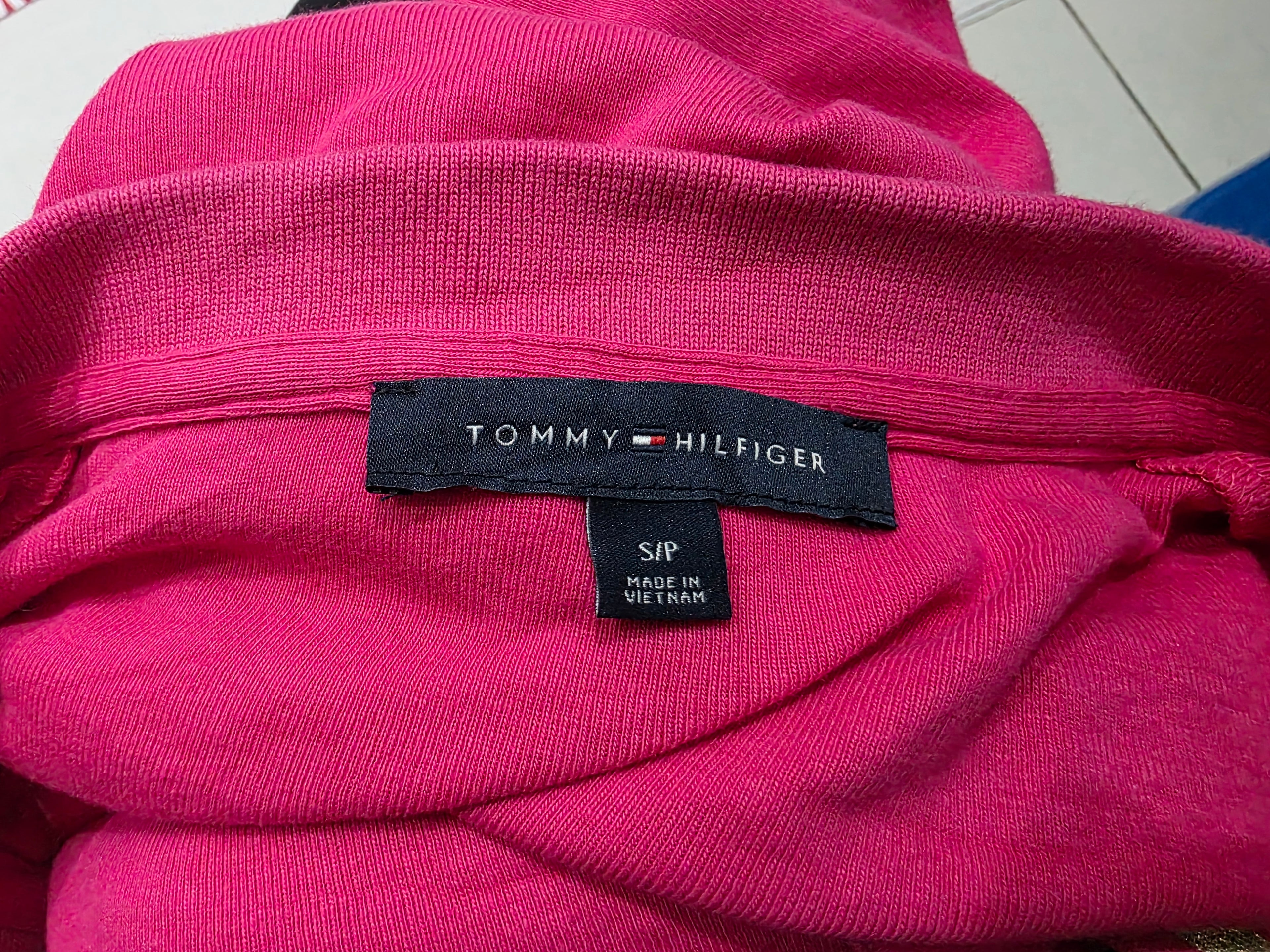 Playera Tommy Hilfiger Mujer Chica Rosa Manga Corta Polo