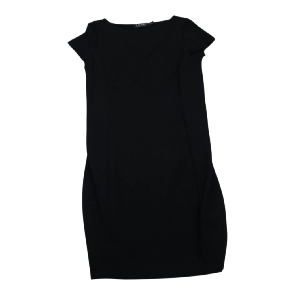Vestido Casual Ralph Lauren Mujer Mediana Negro Manga Corta