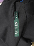 Vestido Casual Ralph Lauren Mujer Mediana Negro Manga Corta