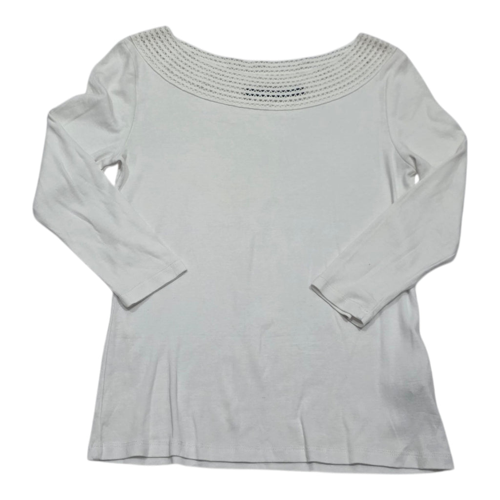 Playera Ralph Lauren De Mujer Mediana Petite Color Blanco