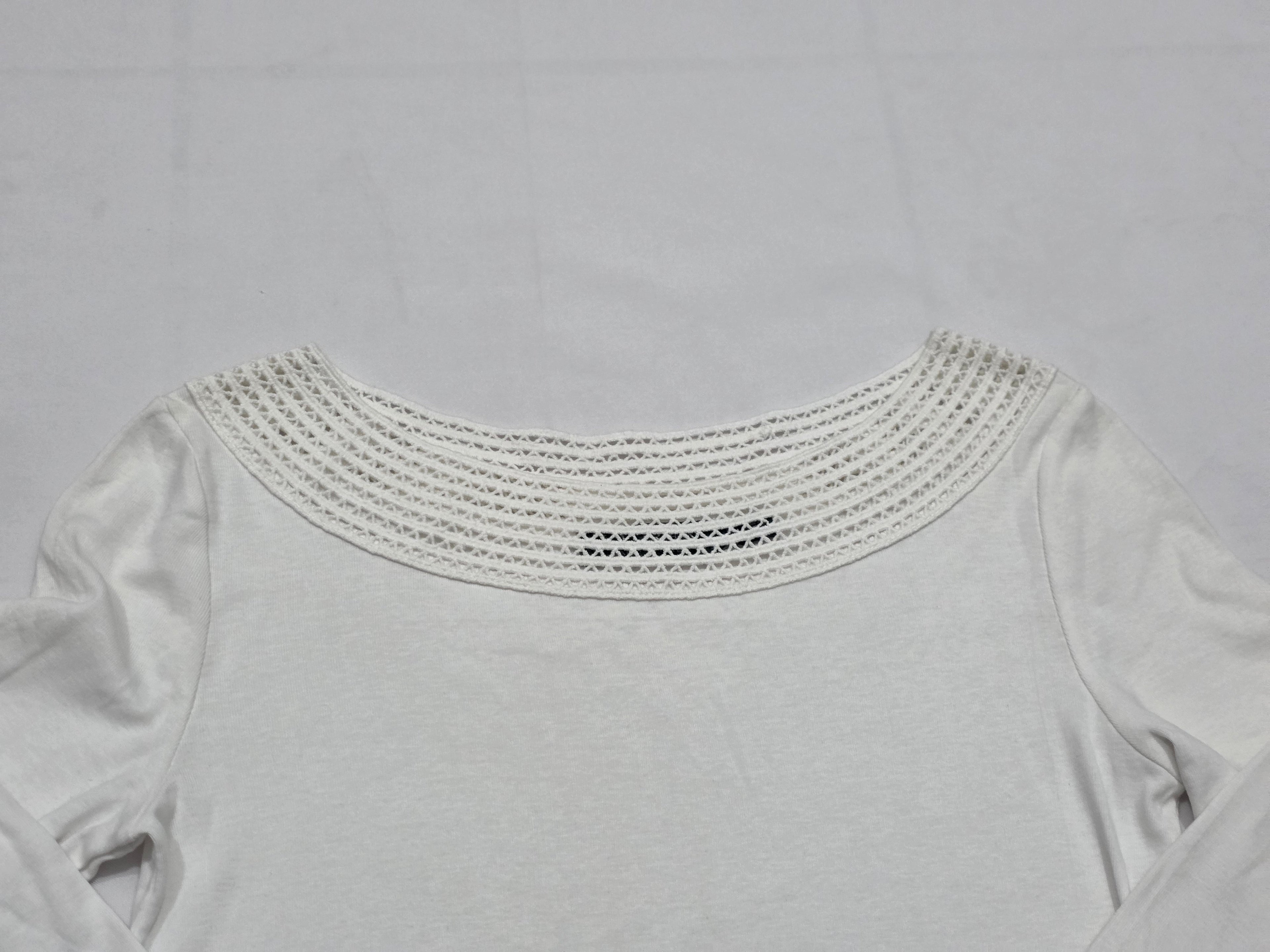 Playera Ralph Lauren De Mujer Mediana Petite Color Blanco