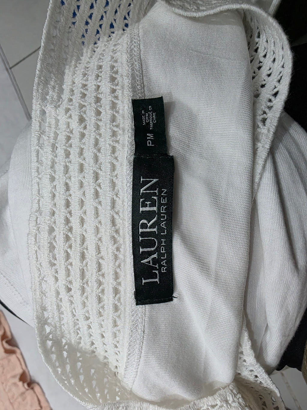 Playera Ralph Lauren De Mujer Mediana Petite Color Blanco