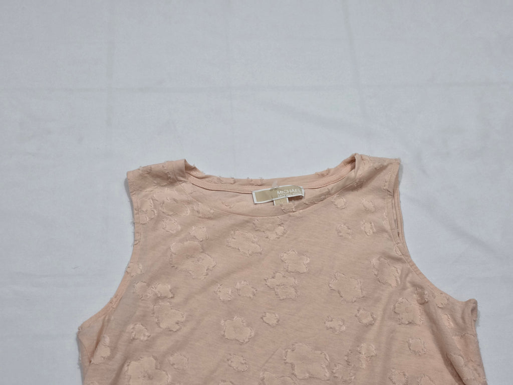 Blusa Michael Kors Mujer Rosa Claro Sin Mangas Talla Mediana