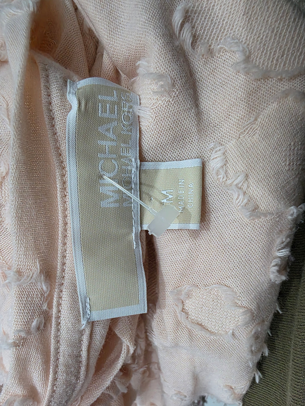 Blusa Michael Kors Mujer Rosa Claro Sin Mangas Talla Mediana