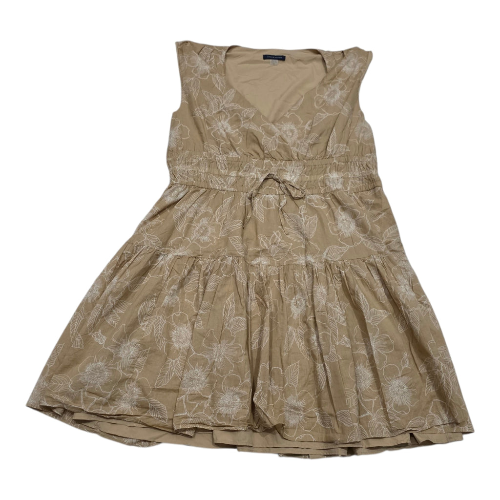 Vestido Tommy Hilfiger Mujer 16 Sin Mangas Cafe Floreado