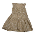 Vestido Tommy Hilfiger Mujer 16 Sin Mangas Cafe Floreado