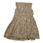 Vestido Tommy Hilfiger Mujer 16 Sin Mangas Cafe Floreado