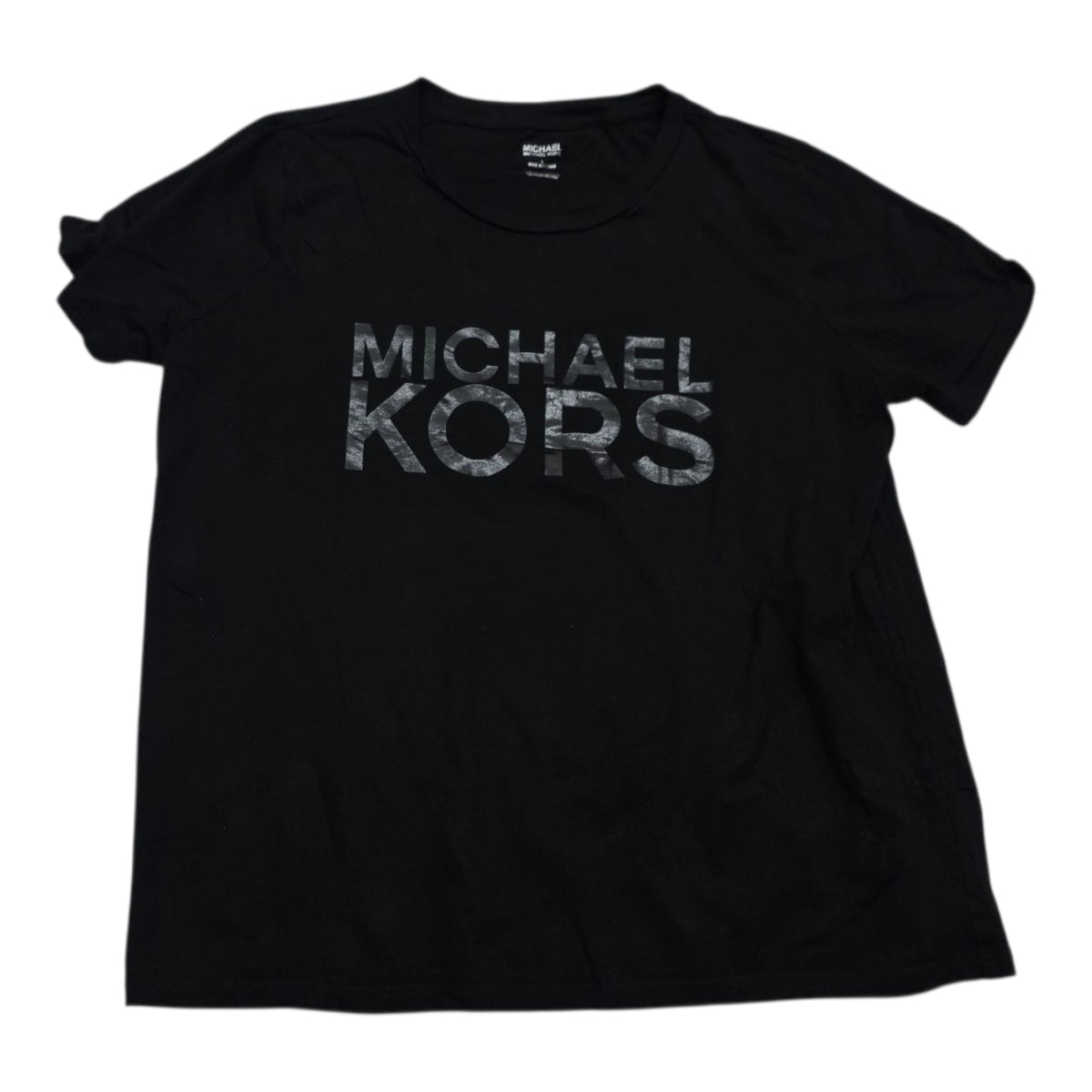 Playera Michael Kors Mujer Grande Color Negro Manga Corta