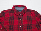 Camisa Tommy Hilfiger De Mujer Extra Grande Rojo/negro