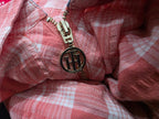 Blusa Tommy Hilfiger De Mujer Extra Grande Rosa A Cuadros