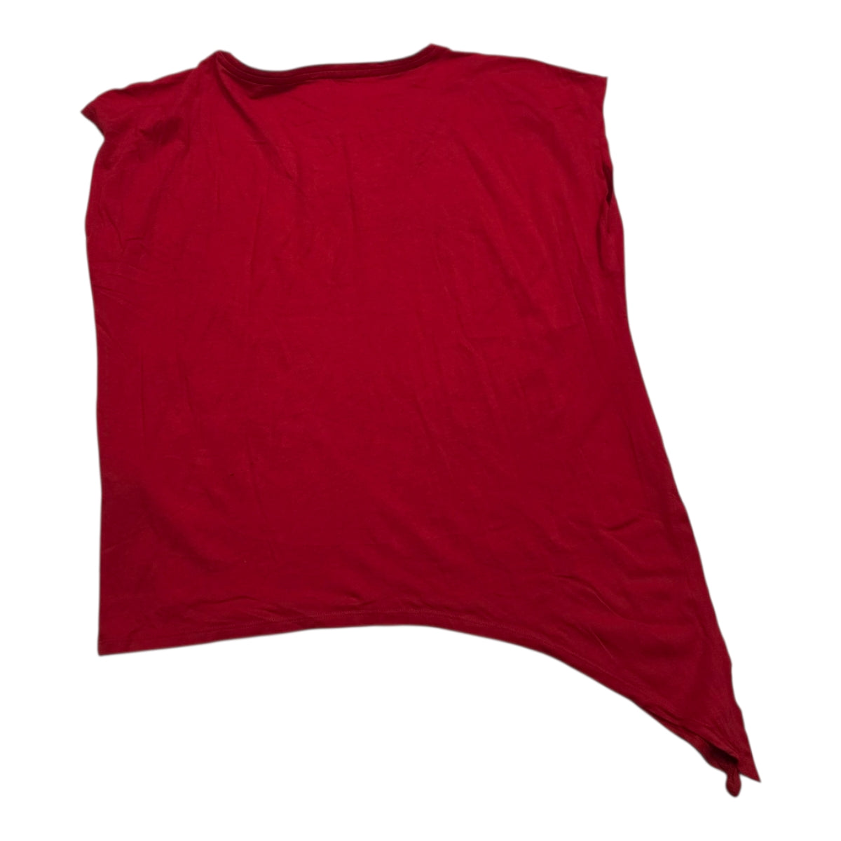 Playera Tommy Hilfiger Mujer Extra Grande Roja Manga Corta