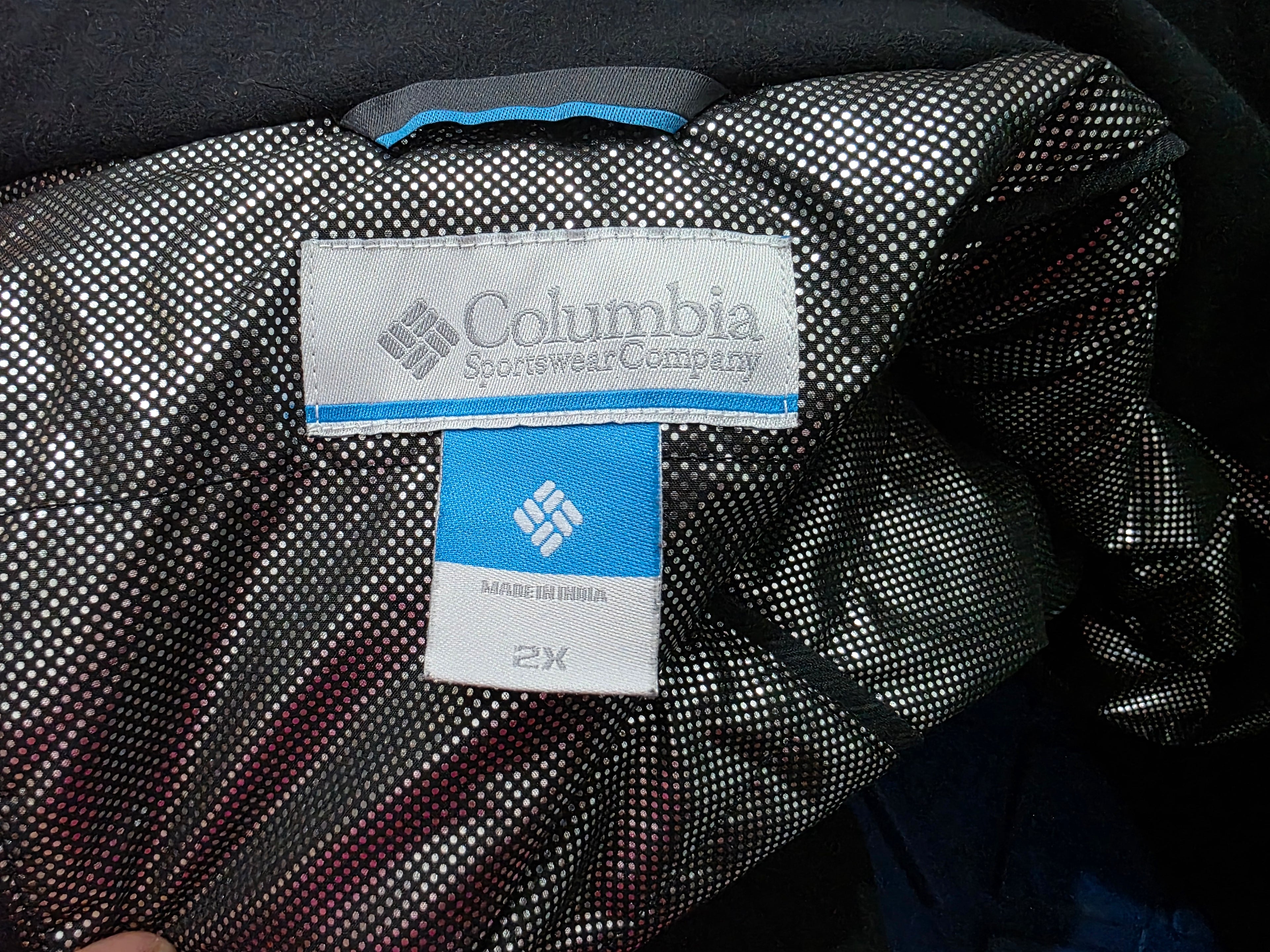 Chamarra Columbia Omniheat Color Negra De Mujer Talla 2x