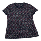 Blusa Ralph Lauren De Mujer Talla 2x Manga.corta Azul/rojo