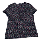 Blusa Ralph Lauren De Mujer Talla 2x Manga.corta Azul/rojo