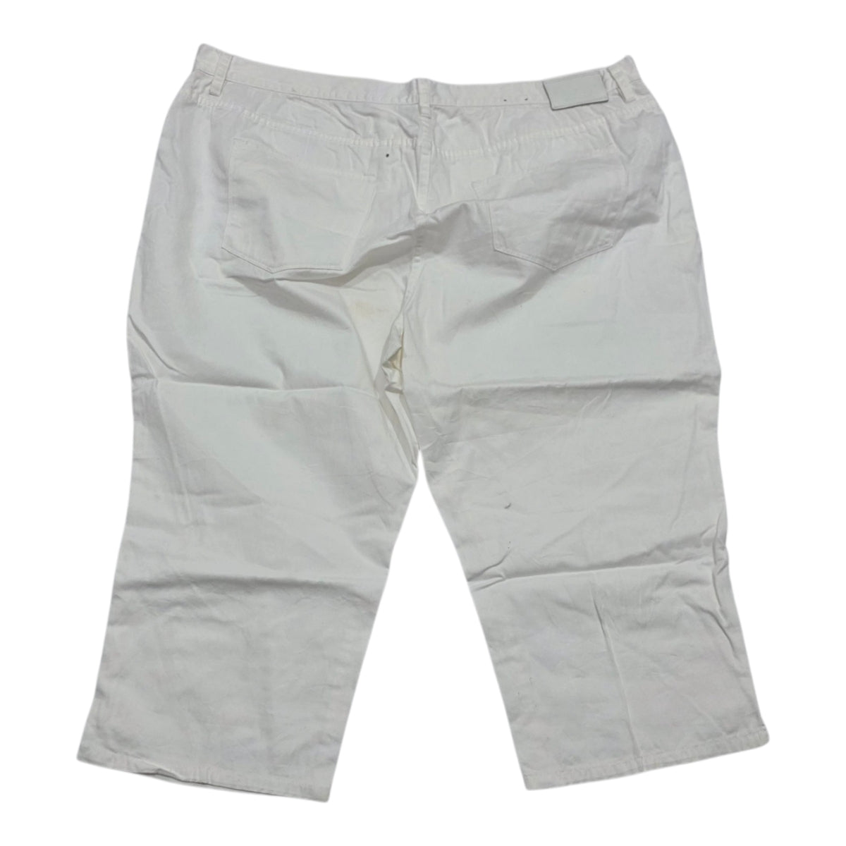 Pantalon Corto Ralph Lauren De Mujer Talla 22w Color Blanco