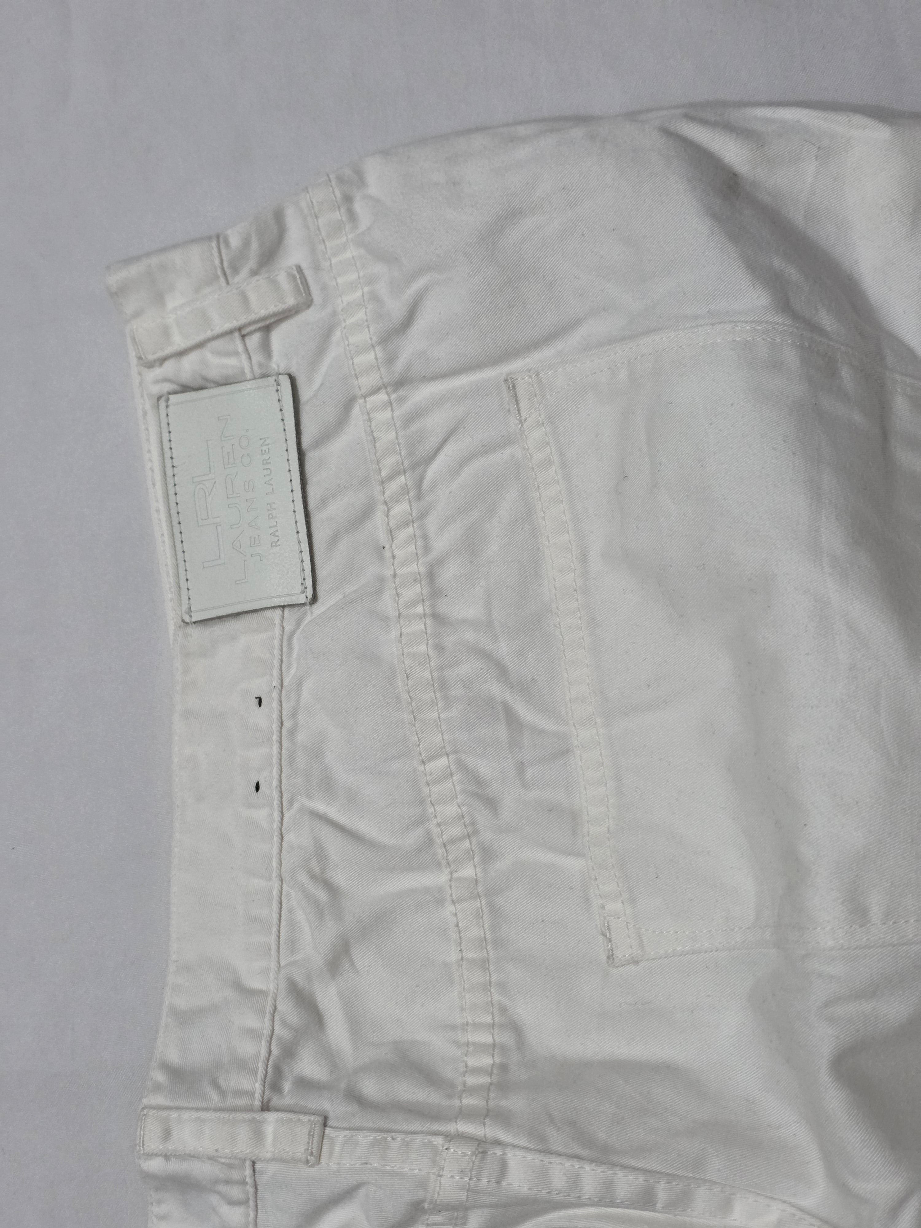 Pantalon Corto Ralph Lauren De Mujer Talla 22w Color Blanco