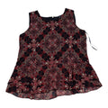 Blusa Sinmangas Tommy Hilfiger Mujer Extragrande Rojafiguras