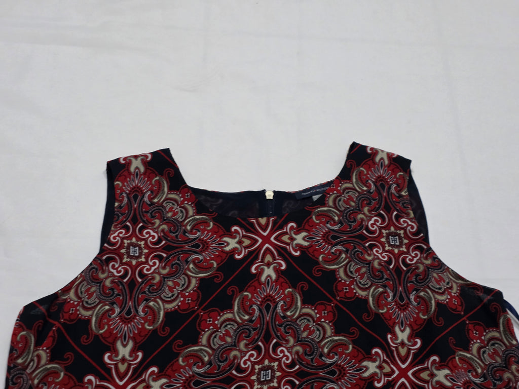 Blusa Sinmangas Tommy Hilfiger Mujer Extragrande Rojafiguras