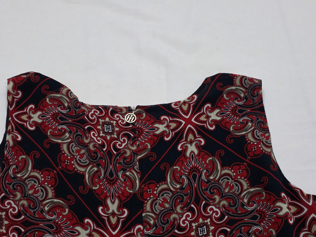 Blusa Sinmangas Tommy Hilfiger Mujer Extragrande Rojafiguras