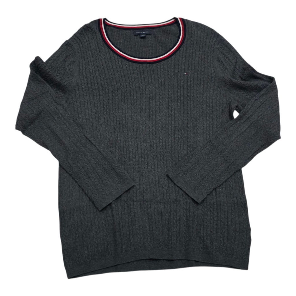 Sueter Tommy Hilfiger De Mujer Extra Grande Color Gris