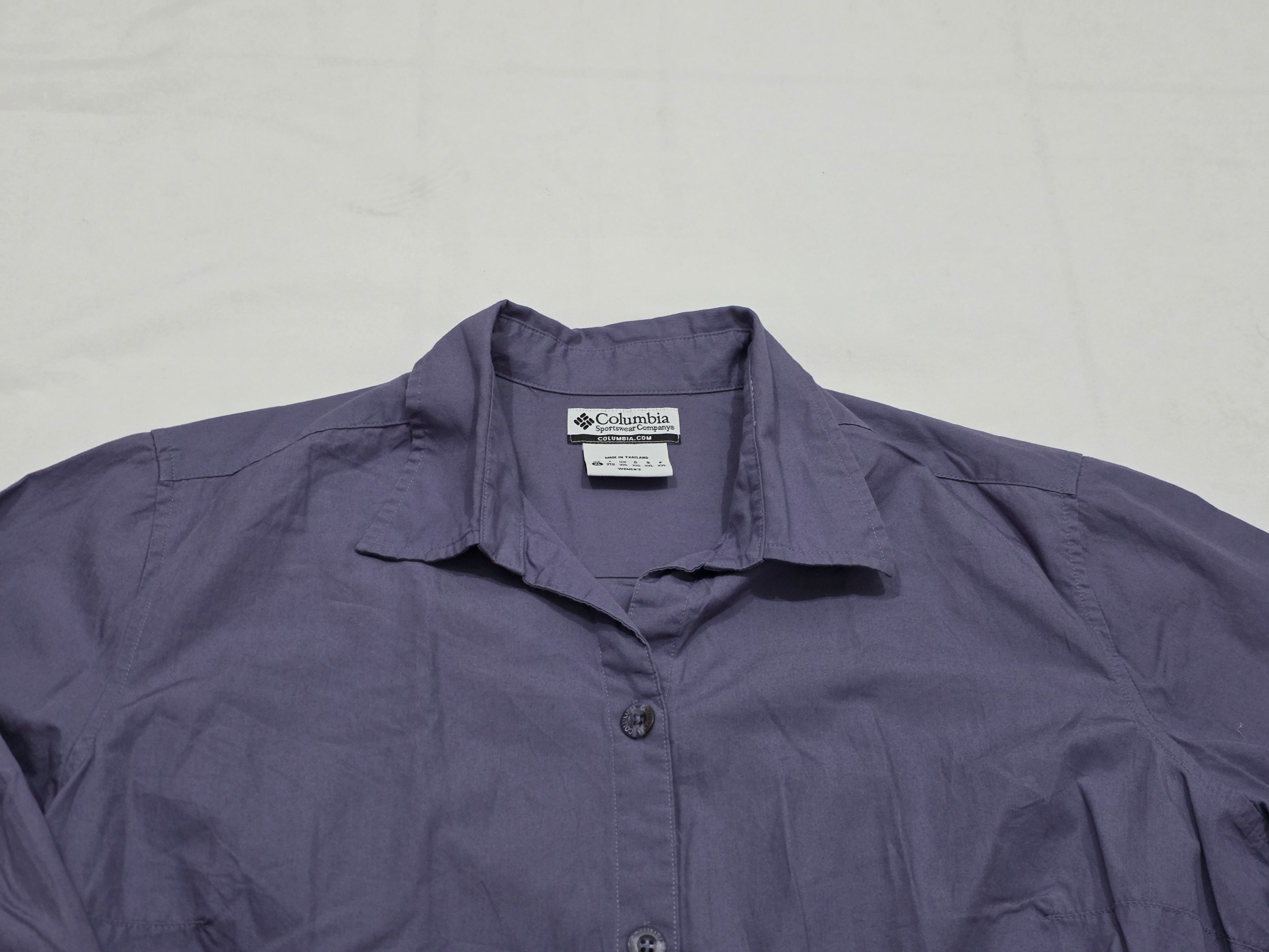 Camisa Columbia De Mujer Extra Grande Color Morado