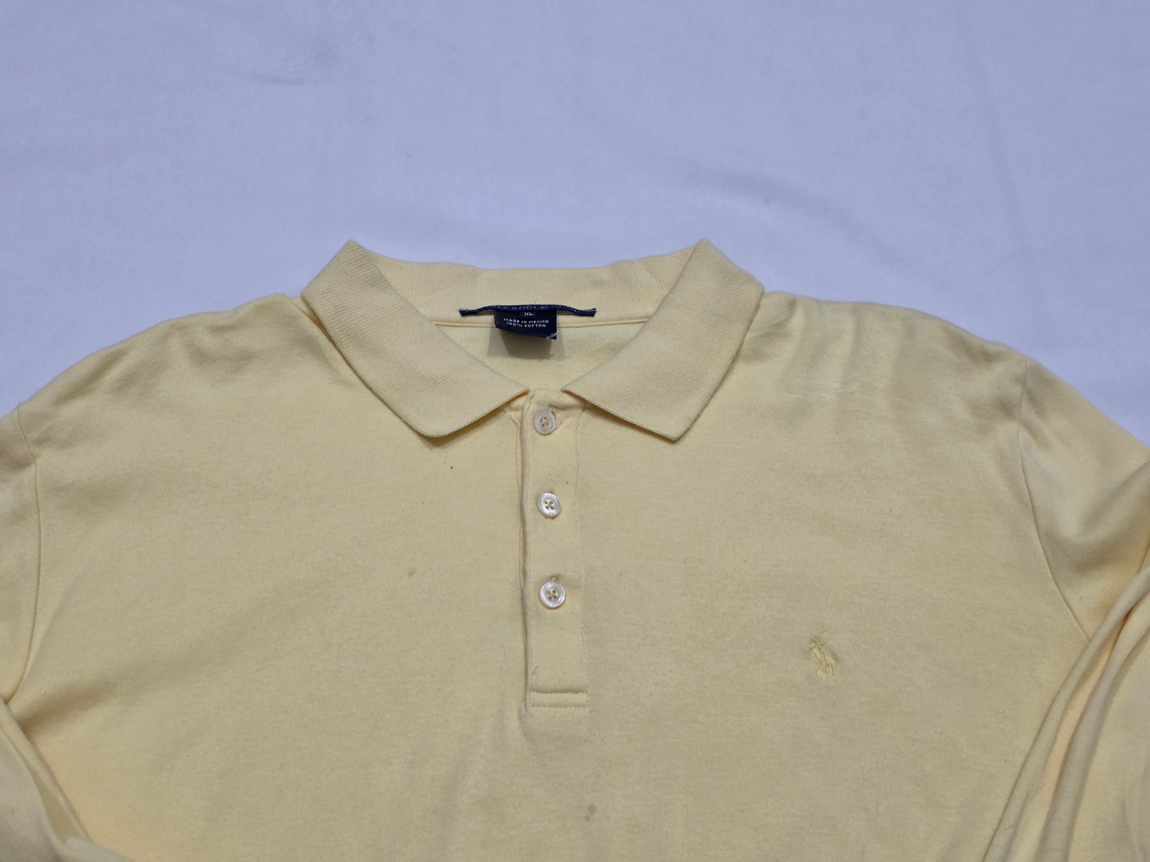 Playera Ralph Lauren Sport Mujer Talla Extra Grande Amarillo